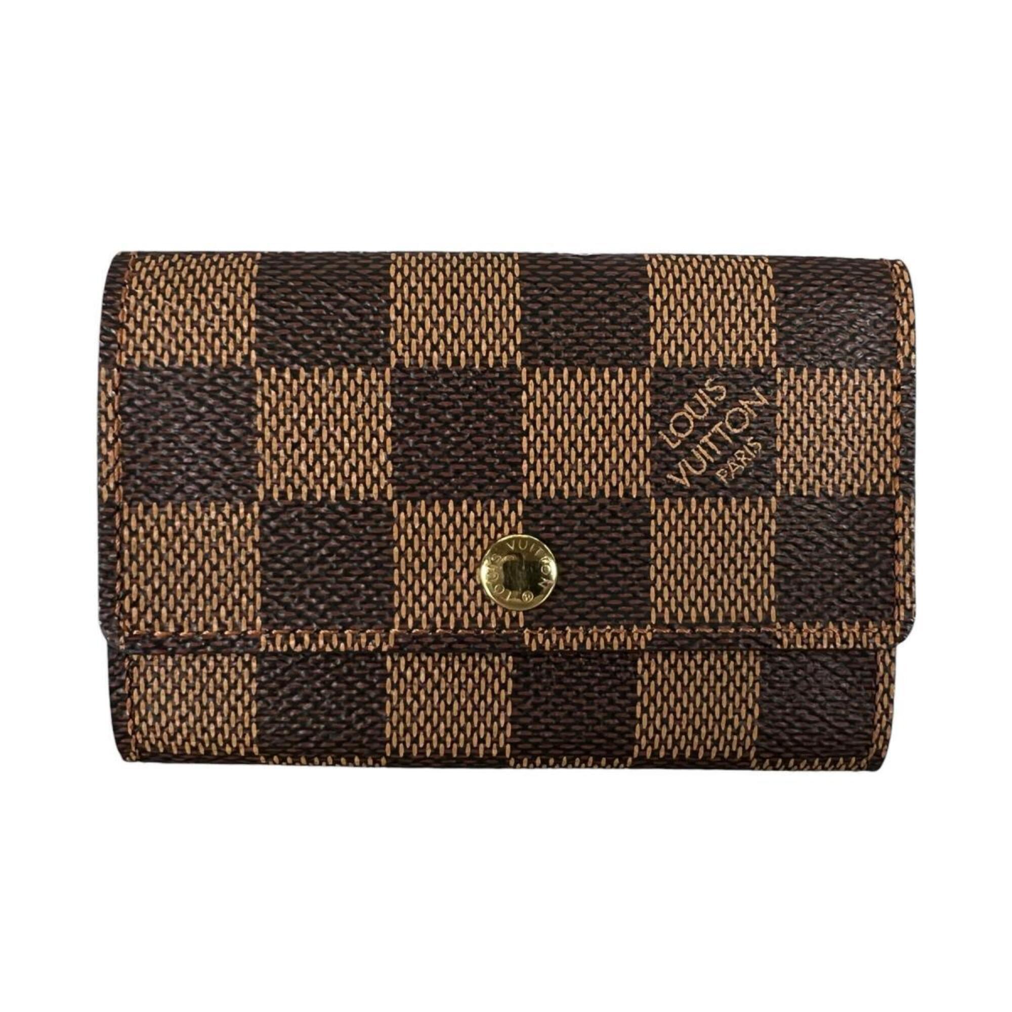 Louis Vuitton Key Case, Holds 6 Keys, Damier Multicles 6, Canvas, N62630 Brown